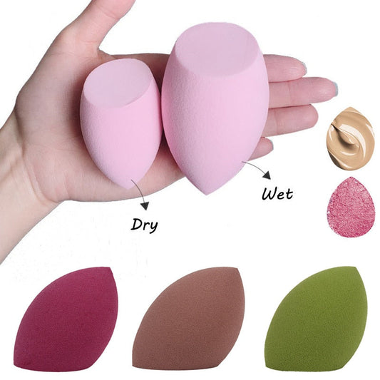 1pc Water Drop Shape Cosmetic Puff Makeup Sponge Blending Face Liquid Foundation Cream Make Up Cosmetic Powder Puff